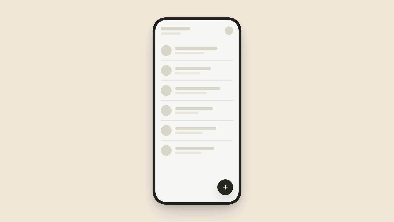 Floating Action Button illustration