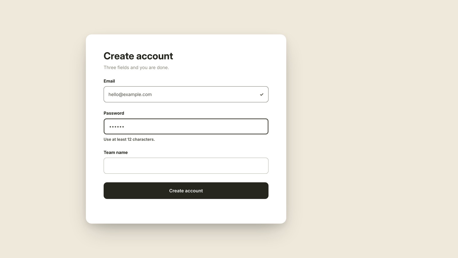 Inline Validation illustration