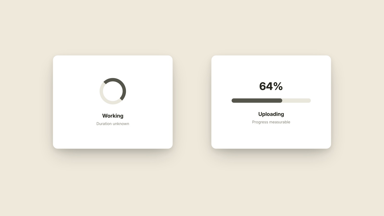 Spinner & Progress Bar illustration